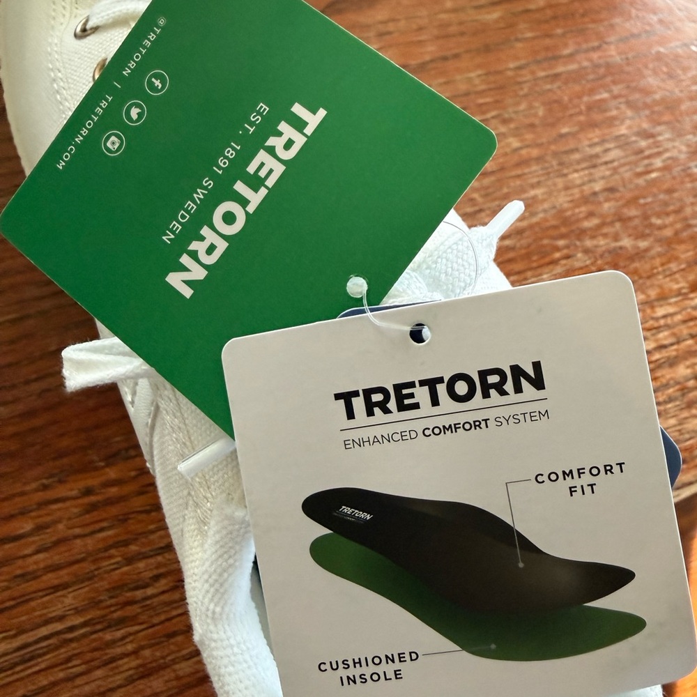 Tretorn NyLite Bold tennis shoes.  Womens size 9 platform.  NWT and box. - Picture 6 of 7